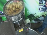 Работа картофелечистки CE 570