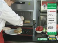Тепловая обработка пищи на гриле-саламандра ЕВ600