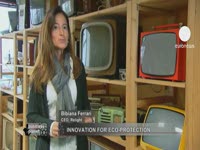 euronews business planet - В Италии старые телевизоры пустили на плитку