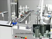 Festo MPS 500 System in CIROS simulation and reality