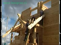 Стропильная система деревянного дома