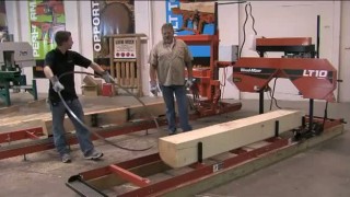 How to Fold / Unfold a Band Sawmill Blade - Wood-Mizer Portable Sawmills