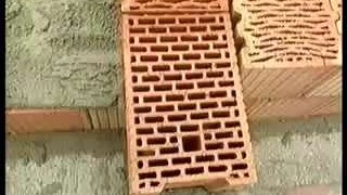 Кладка керамических блоков Porotherm (зарубежное видео)