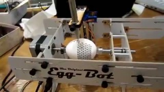 ЧПУ-Рисунок на яйце 2 - CNC - Drawing on the egg 2