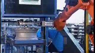 Handling and machining of various wheels with a KUKA robot - Обзор робототехники