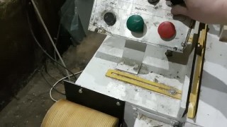 Пресс ПС-3М работа клеенаносящего вальца
