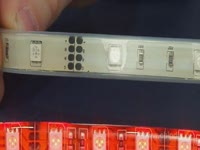 Обзор - LS607 красная светодиодная лента 60 LED на метр
