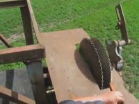 Самодельная циркулярка-пилорама навесная на трактор