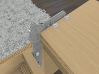 Hettich FrankoFlex: adjustable fitting for neck and arm rests in upholstered furniture