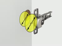 Cup diameters of concealed hinges: Do-It-Yourself with Hettich