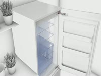 Hettich K08 hinges for refrigerators and freezers with integrated Silent System dampening