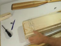 Резьба весло каноэ на bandsaw