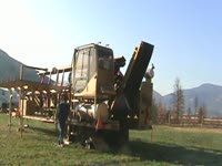 Twin-Cut portable sawmill waste conveyor