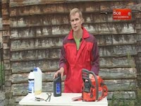 масло и шины для бензопил.mkv - Обозрение электрического инструмента 