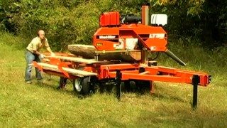 Wood-Mizer LT35 Hydraulic Portable Sawmill: Hydraulic Log Handling for Less