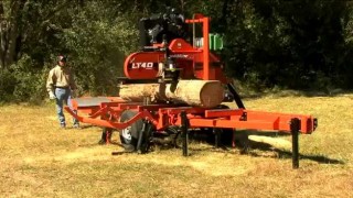 Wood-Mizer LT40 Super Hydraulic Portable Sawmill: Step up to High Production