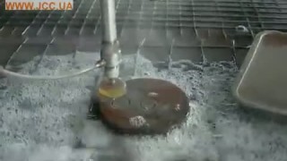 Гидроабразивная резка металла.