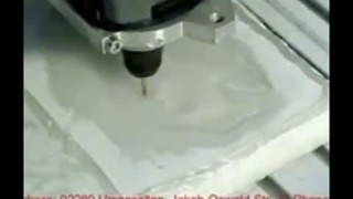 Обработка мрамора на фрезерных станках с ЧПУ - Marble working on CNC milling machines