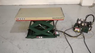 SOUTHWORTH LIFT 1000 lb LIFT TABLE HARD TO FIND SIZE