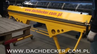 Ручной станок для производства профнастила Decker ZT-2150