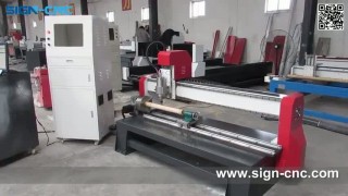 SIGN-CNC фрезерный станок 1500 Цилиндр гравировальный станок
