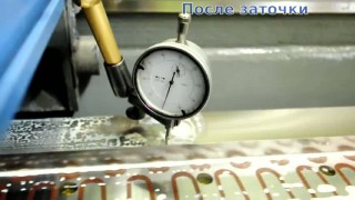 Контроль качества заточки плоского ножа микрометром в Екатеринбурге