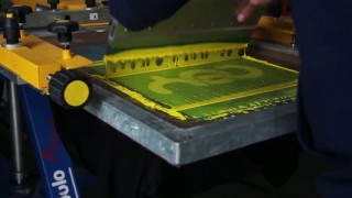Ручной трафаретный станок карусельного типа для печати по текстилю APOLO PRINT