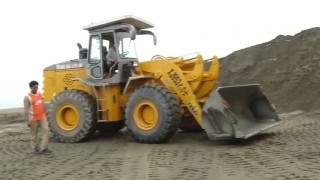 XIAJIN машины - 5 тонн колесо погрузчик погрузки песка в грузовик на док XJ953DLS