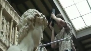3D сканирование статуи Давида с Artec 3D-сканер