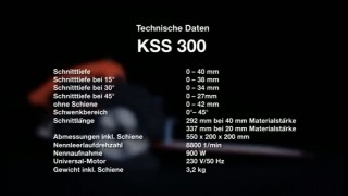 Торцовочная система Mafell KSS 300