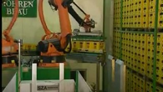 Palletizing of beverage crates - KUKA Robot KR 180 PA - Обзор Kuka