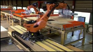KUKA robot KR 1000 titan stacks wood overseas - Обзор Kuka