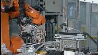KUKA robot sews car seat covers - Роботы Kuka