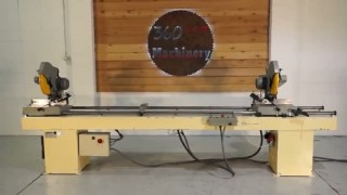 PERTICI UNIVER 400 P DOUBLE END MITER SAW 15" BLADE CAPACITY