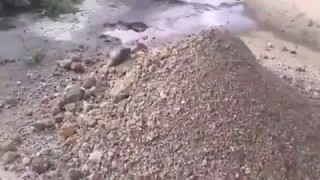 Испытания передвижного комплекса добычи и промывки речного песка