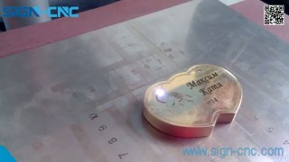 SIGN-10w fiber laser marking machine on metal