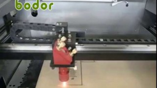 BCL0503MU plywood engraving video   Bodor Laser