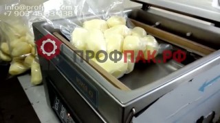 Вкуумная упаковка очищенного картофеля, овощей по 5 кг