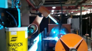 Carl Cloos Romat 350 Welding Robot / Schweißroboter