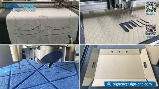 Профессиональный станок для резки с виброножом SIGN CNC